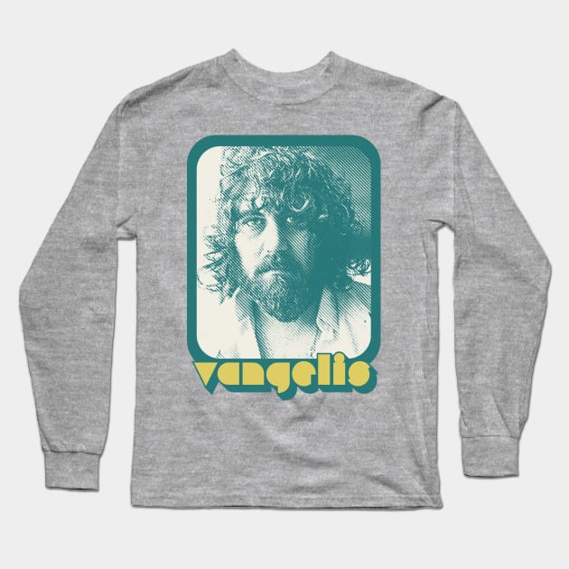 Vangelis \\\ Retro Synth Fan Design Long Sleeve T-Shirt by DankFutura